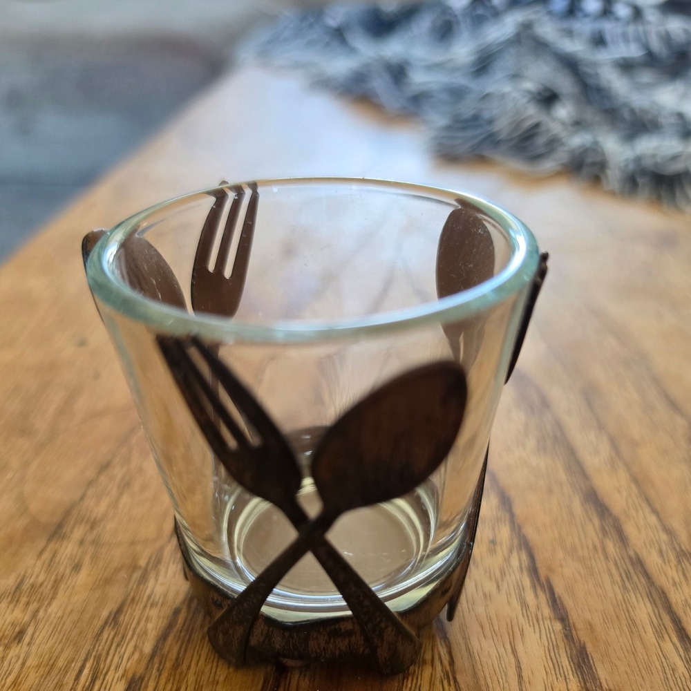 Yankee Candle Vintage Fork & Spoon Votive Holder